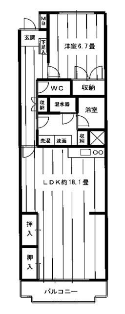 西池袋グリーンハイツの間取り