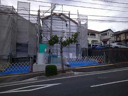 安芸郡府中町石井城２丁目の前面道路含む現地写真