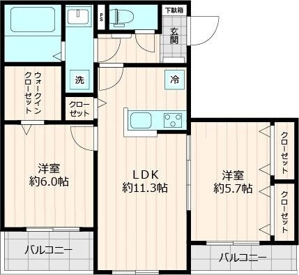 Ｒｅｎａｔｕｓの間取り|間取りです。