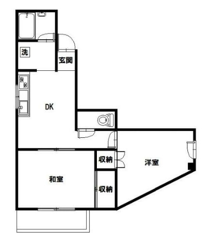 中野区中野３丁目の賃貸マンションの間取り