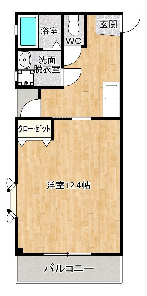 クレール和白の間取り