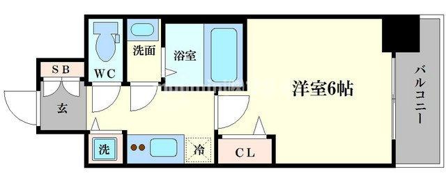 ファステート大阪ドームシティの間取り