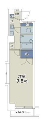 ＰＬＥＮＤＹ稲毛海岸　の間取り