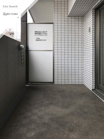 エンクレスト天神SIDEのバルコニー