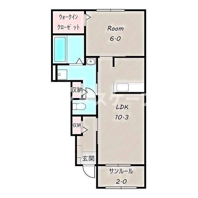 ブローテの間取り|高崎、前橋のお部屋探しはエンドスケープまで！お客様の理想お聞かせ下さい♪