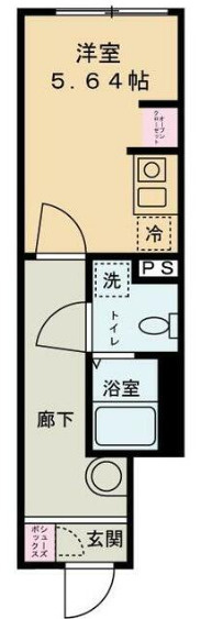杉並区上井草２丁目の賃貸マンションの間取り