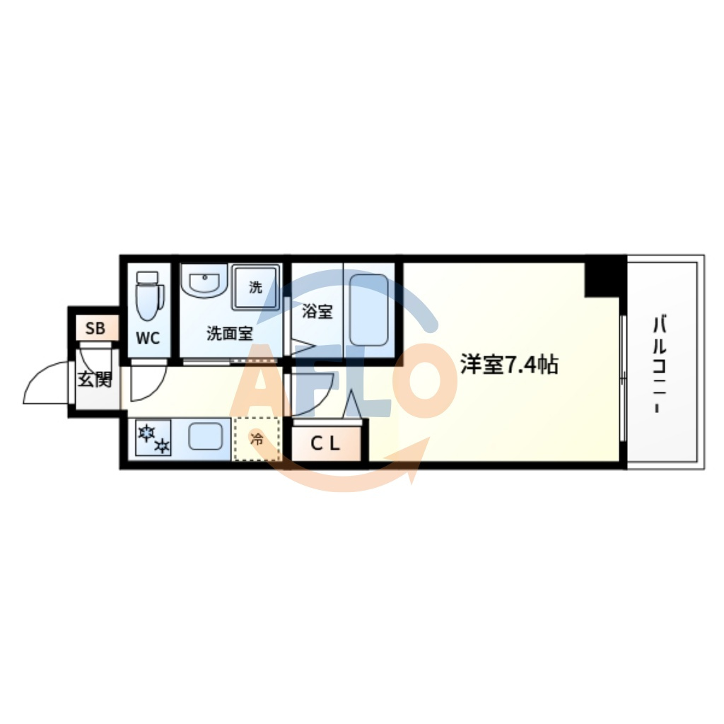 リベラ千林大宮の間取り