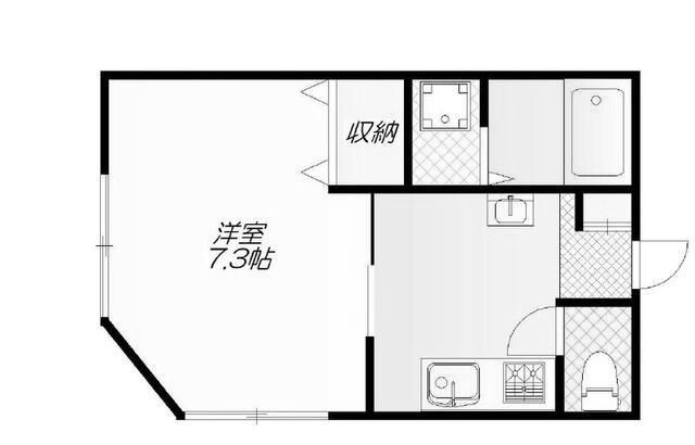 三高・赤塚ハイツの間取り|間取りです。