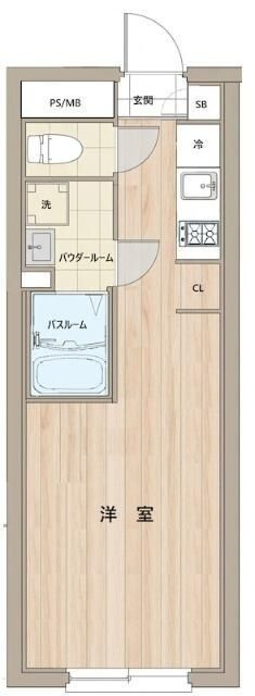 フラシア亀戸Ⅱの間取り