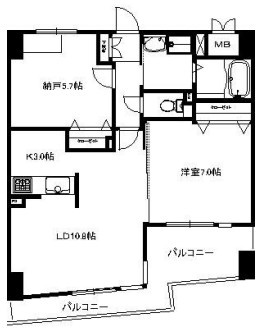 BECK EASTの間取り