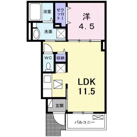 メゾン　リアンの間取り