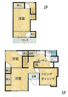 【間取り】 | 板橋区徳丸　アパート | 間取りです。