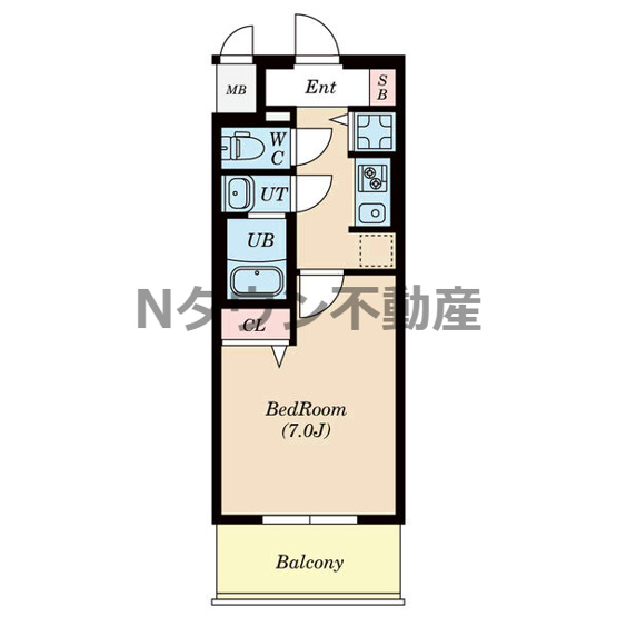 【間取り】 | S-RESIDENCE上飯田駅前 | 間取りです。