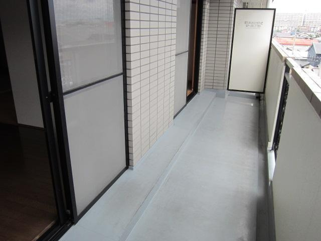 福岡市西区福重３丁目の賃貸マンションのバルコニー|物件の画像10