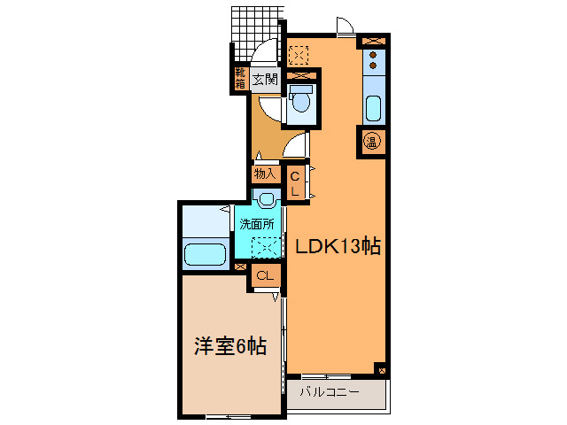 T．オーブの間取り