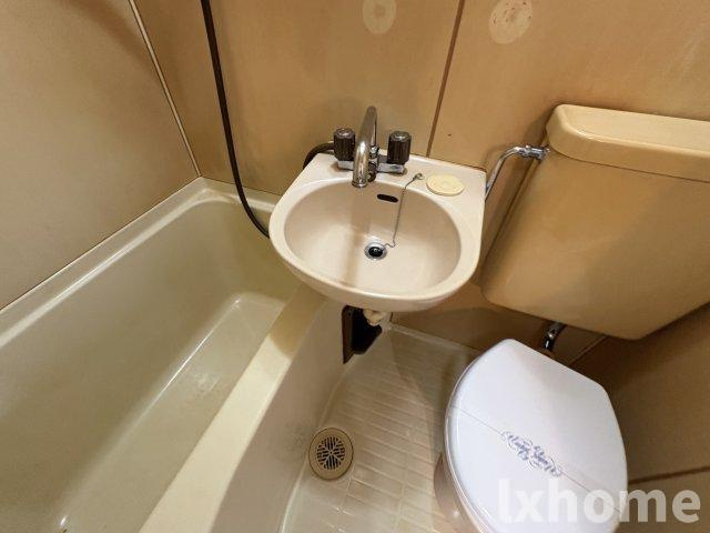 ハイツフミノの洗面所