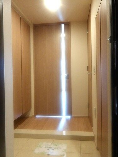 ライオンズタワー柏の玄関|ゆったりとした玄関です