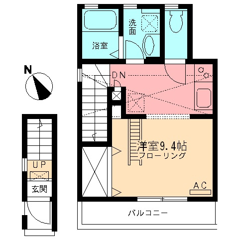 カーサビアンカ　オキの間取り
