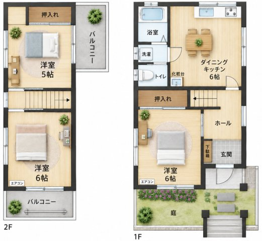 【間取り】 | ◆南区六ツ川3丁目　中古戸建◆