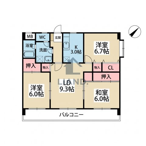 ルミエール博多　那珂小学校区の間取り|ルミエール博多