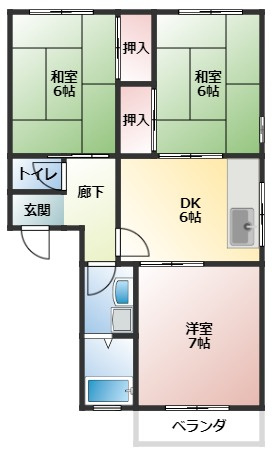 エスポワールＵの間取り