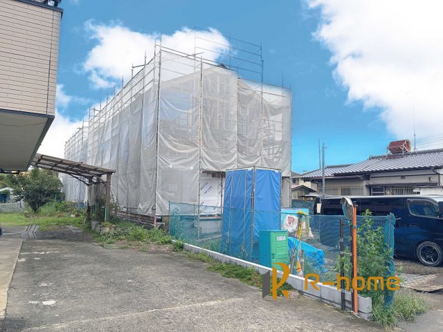 水戸市千波町9期　新築戸建て　1号棟の外観|ご予約を頂ければ、『平日』はもちろん『早朝』や『夜間』もご見学可能です♪お気軽にお申し付けください♪