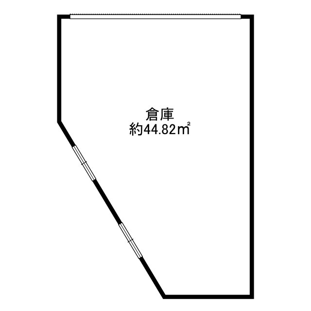 貸倉庫大橋町2丁目の間取り