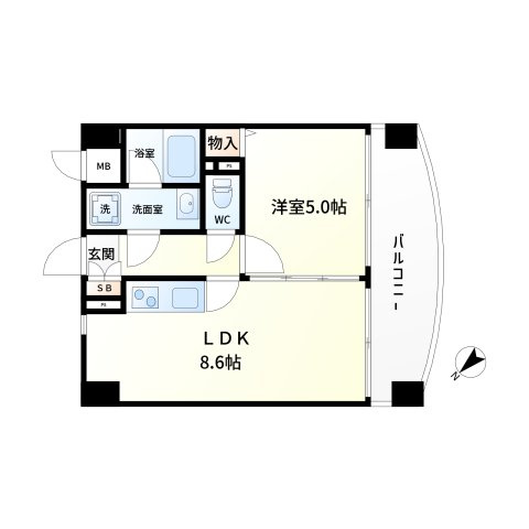 サンメゾン玉川の間取り|サンメゾン玉川　間取り