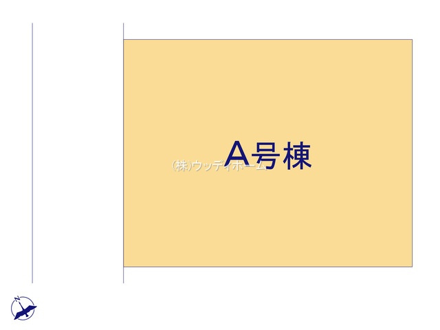 春日部市下蛭田　新築一戸建ての区画図