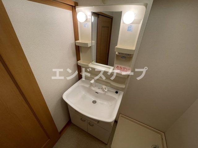 ヘブンリーブルーの洗面所|高崎、前橋のお部屋探しはエンドスケープまで！お客様の理想お聞かせ下さい♪