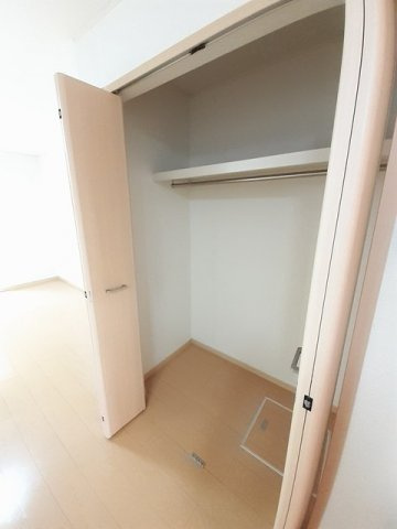 ヴィラ　白鳩　Ａの収納|収納のためのスペースです