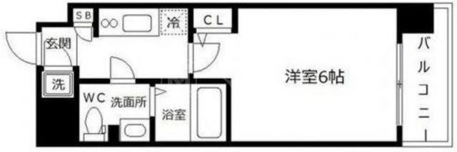 エスリード梅田グランノースの間取り
