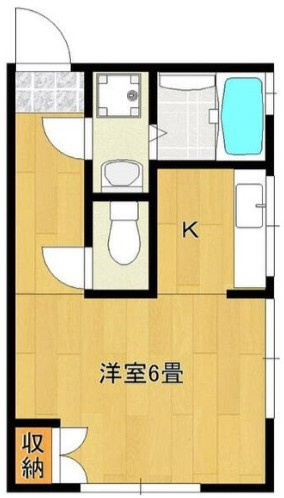 光ビルの間取り|間取りです。