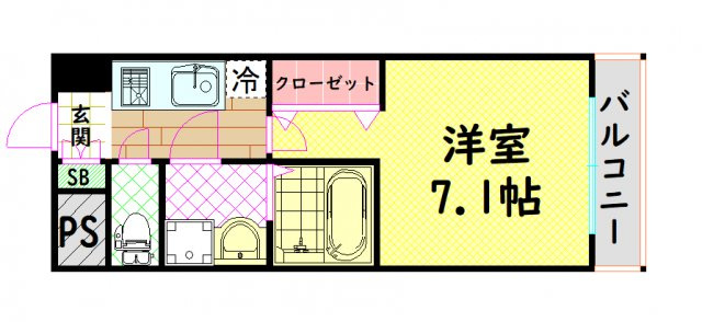 【間取り】 | S-RESIDENCE大阪九条North
