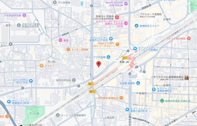 ローレルスクエア高槻の地図