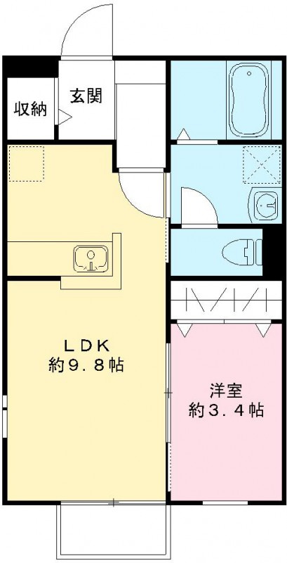 アンティエールBの間取り