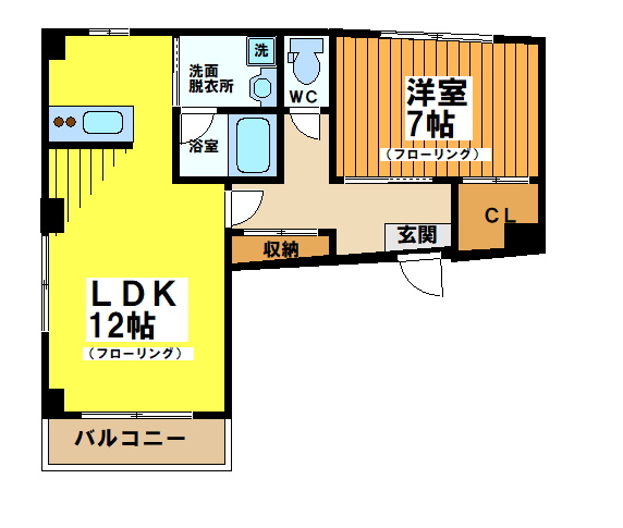 メゾンシルクロードの間取り