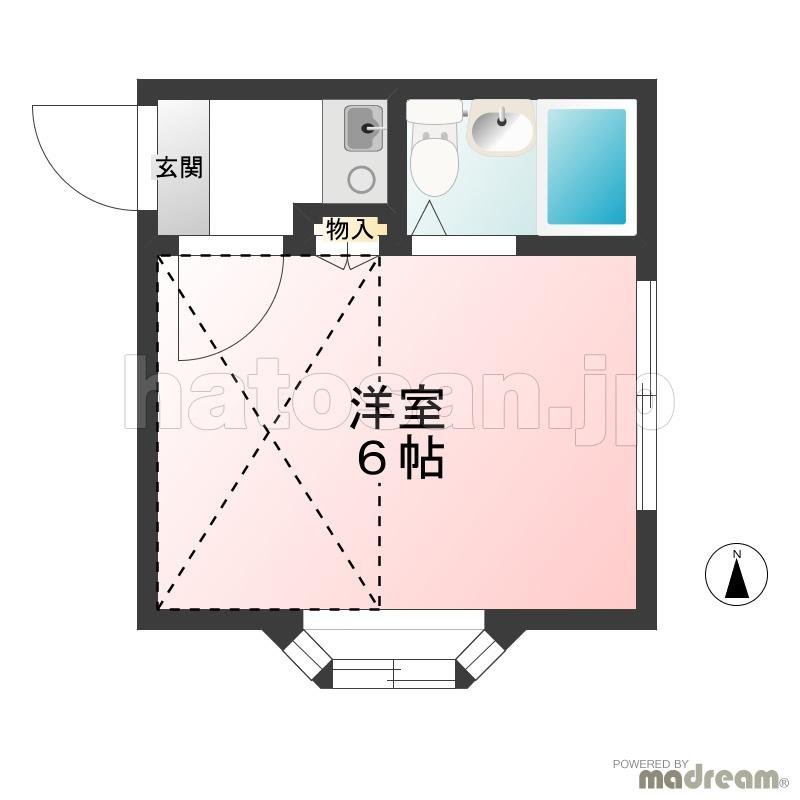 第２グリーンハイツの間取り