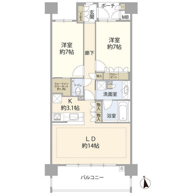プレミスト東戸塚の間取り
