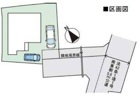 加古川市第10加古川町大野（全1棟）新築の区画図|1号棟です。