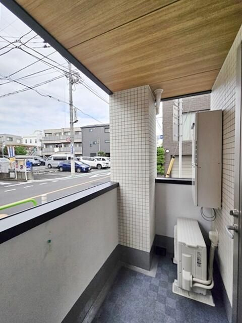 板橋区中丸町の賃貸マンションのバルコニー