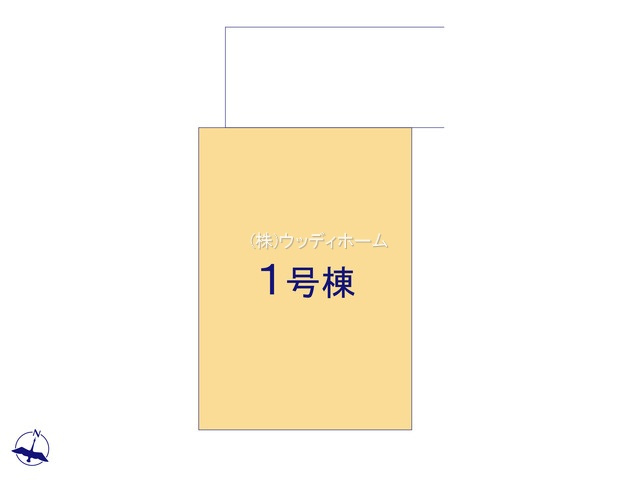 春日部市六軒町　新築一戸建ての区画図