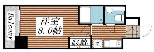 メゾン・ド・ヴィレ恵比寿の間取り|間取りです。