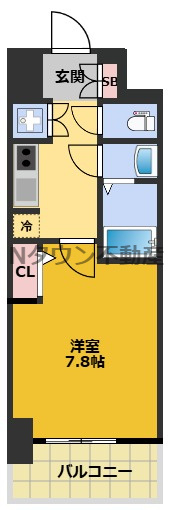 【間取り】 | S-RESIDENCE志賀本通 | 間取りです