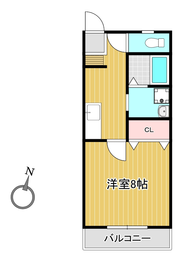 メゾンオリーブの間取り