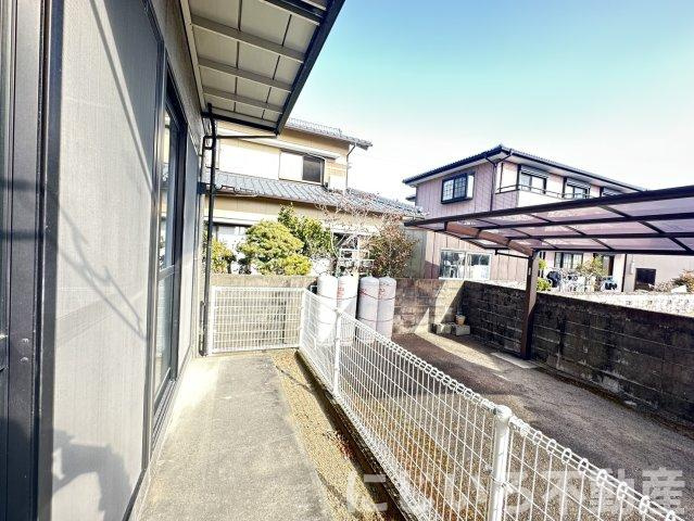 セジュール阿南のバルコニー