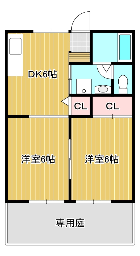 セジュール阿南の間取り