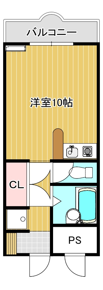コーポ花水木の間取り