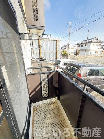 グローバルハイツAのバルコニー