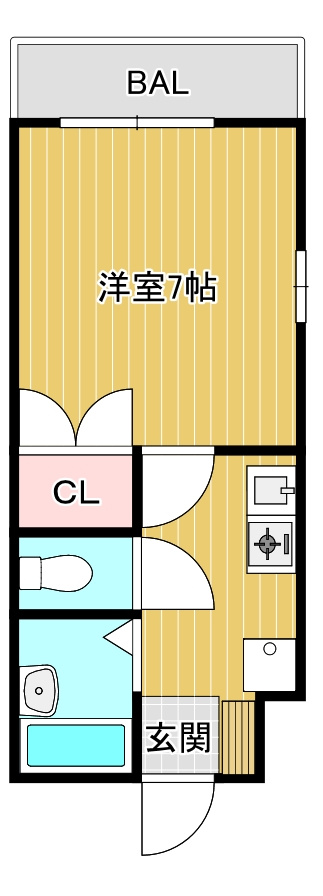ヴィラ守野の間取り